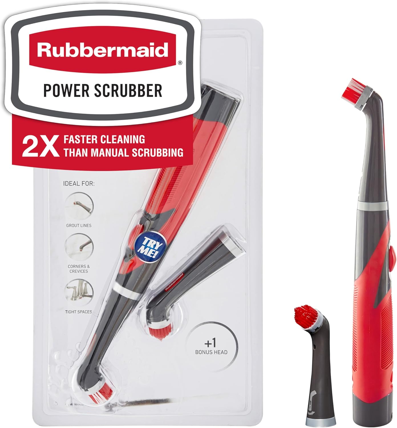 Home Bathroom Tub - Power Scrubber with Multi-Purpose & Grout