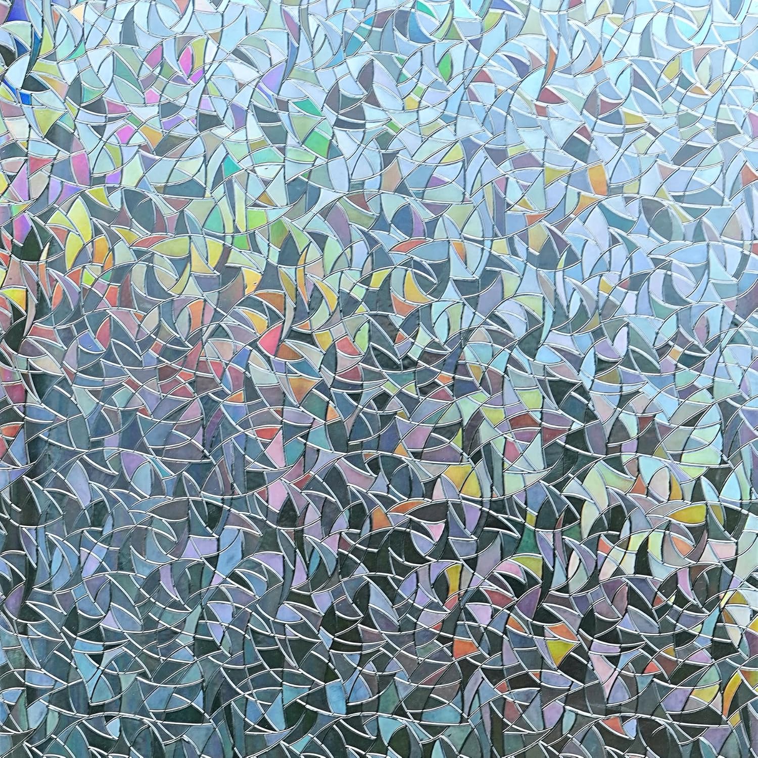 Home Bathroom Products - Rainbow Window Cling Privacy Film Static