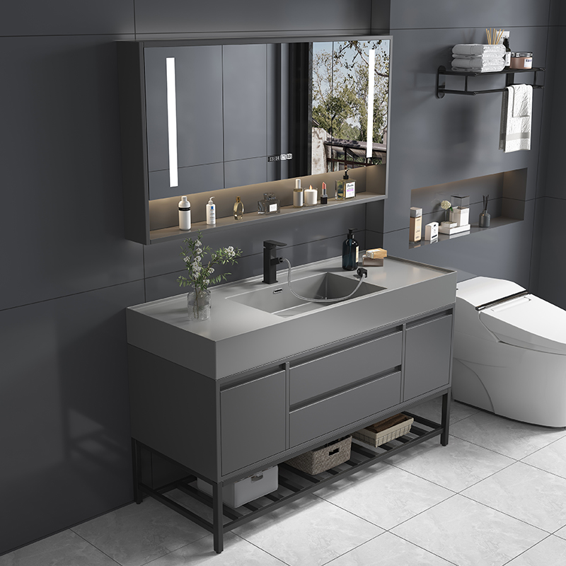 Home Bathroom Partition Wall - Luxury Skincare Bathroom Cabinet Organizer Storage