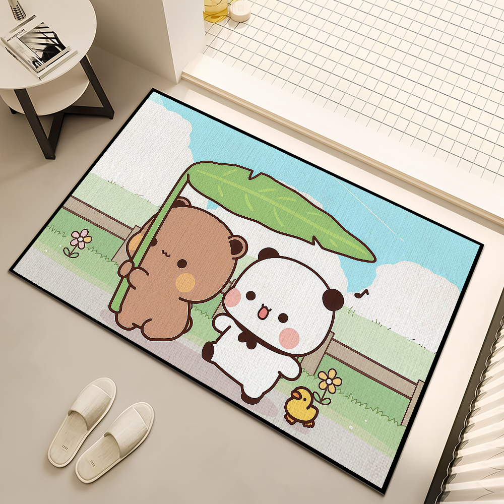 Home Bathroom Rugs - kawaii cartoon art bear d-dudu b-bubu
