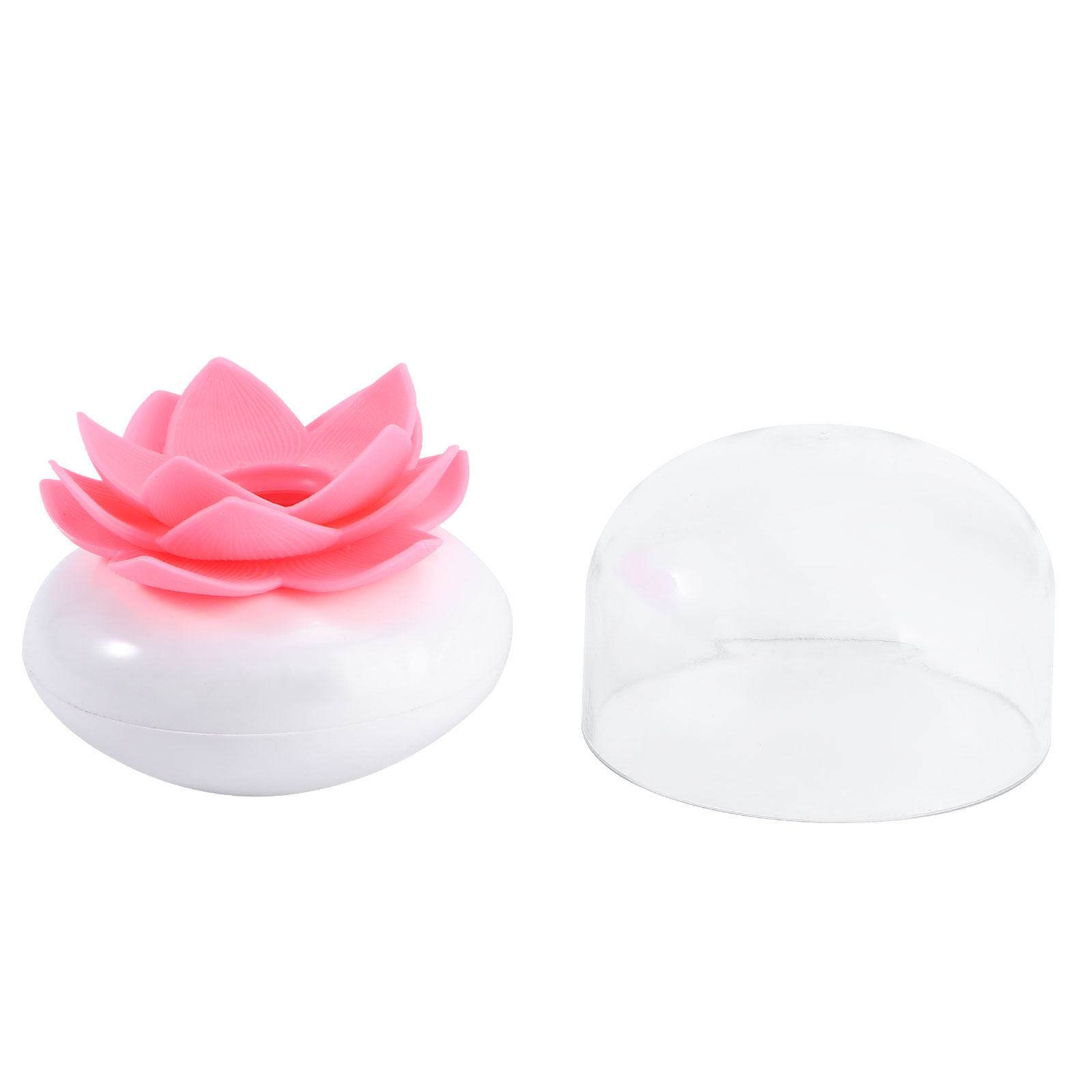 Home Essentials Bathroom Organizer - Cotton Swab Holder Lotus Shape Bathroom