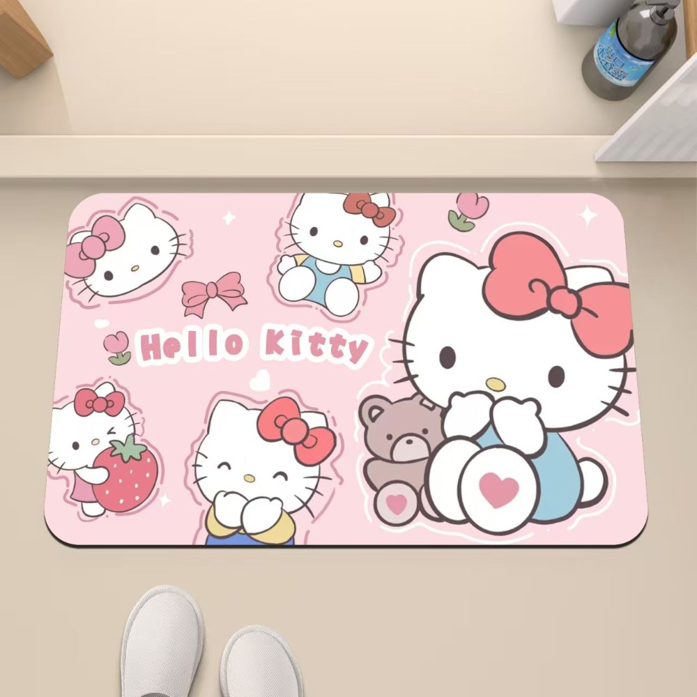 Home Goods Bathroom - Hello Kitty Non-Slip Absorbent Quick Dry
