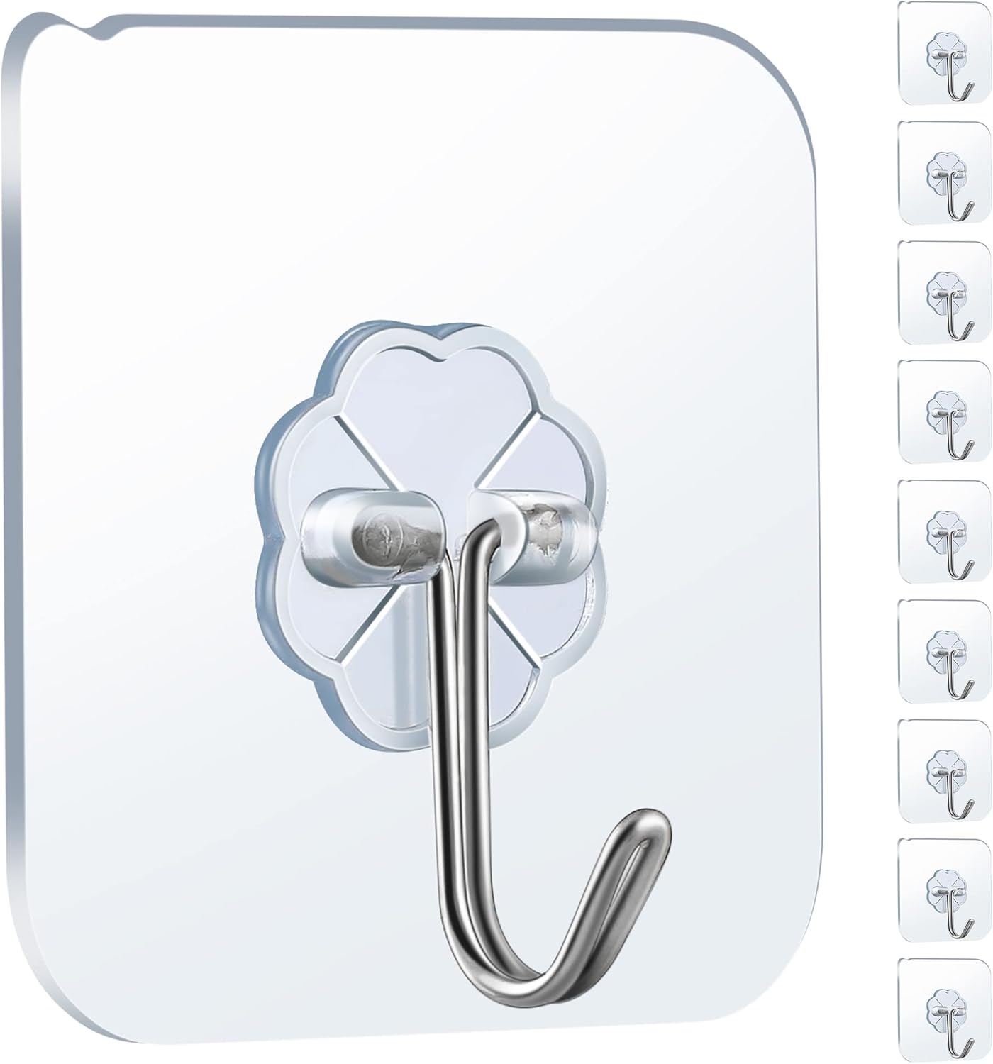 Robe Hook Adhesive - Adhesive Hooks Heavy Duty 22lb Max