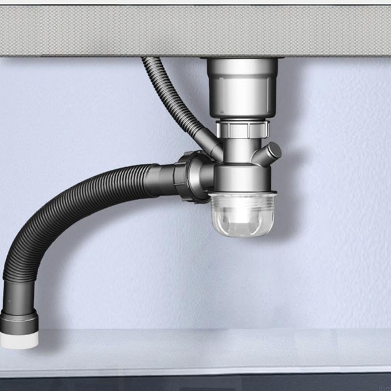 Home Bathroom Fittings - Kitchen Sink Drain Pipe Universal Washbasin