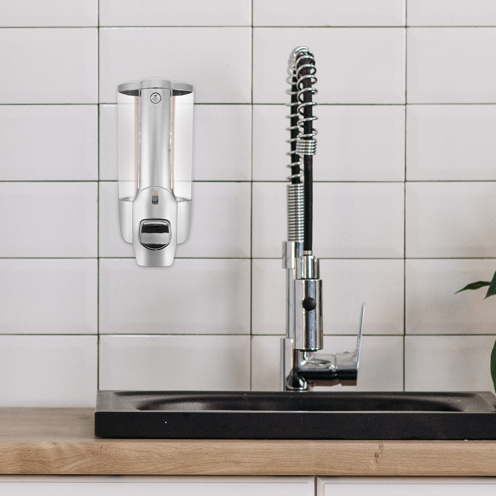 Home Bathroom Wall Soap Dispenser - 1Pcs Wall Mounted Soap Dispenser Large