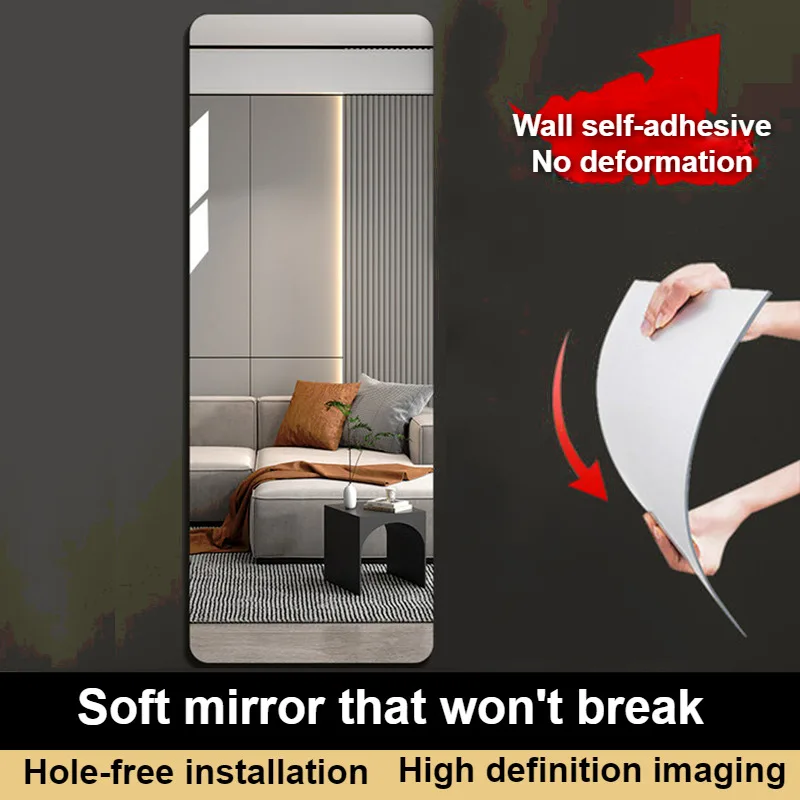 Mirror wall stickers home full - Home Bathroom Fittings ulasan dan harga
