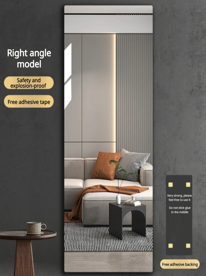 Mirror wall stickers home full - Home Bathroom Fittings ulasan dan harga