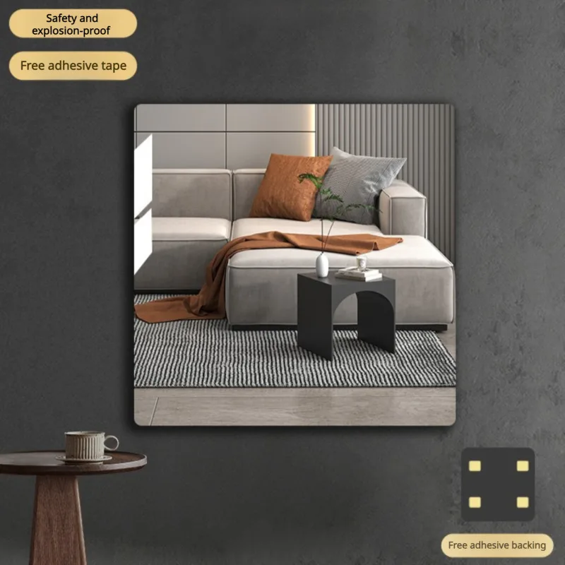 Mirror wall stickers home full - Home Bathroom Fittings ulasan dan harga