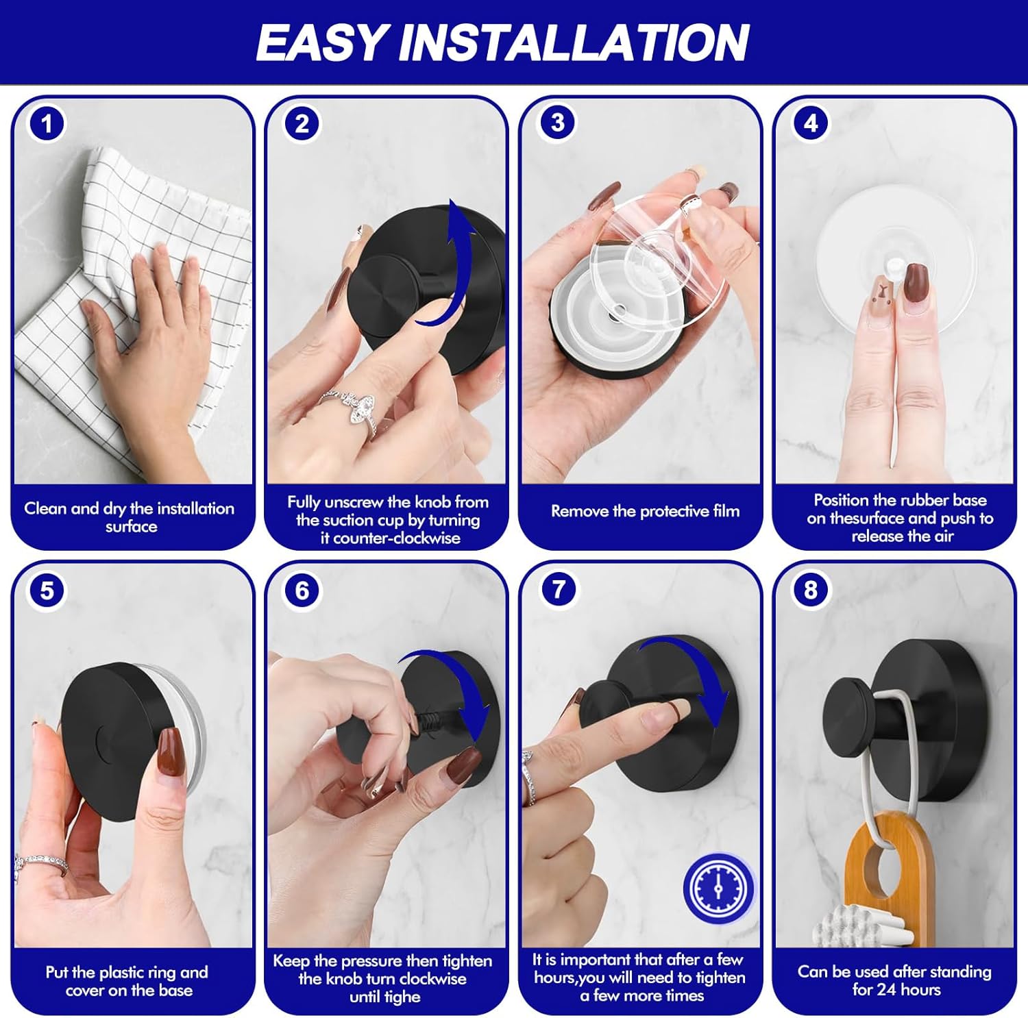 Vacuum Suction Cup Hooks, No P - Robe Hook Adhesive ulasan dan harga