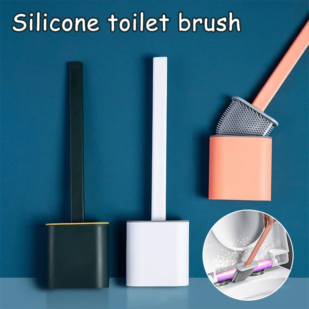 Flexible Toilet Brush Cleaner  - Home Bathroom Cleaning Kit ulasan dan harga