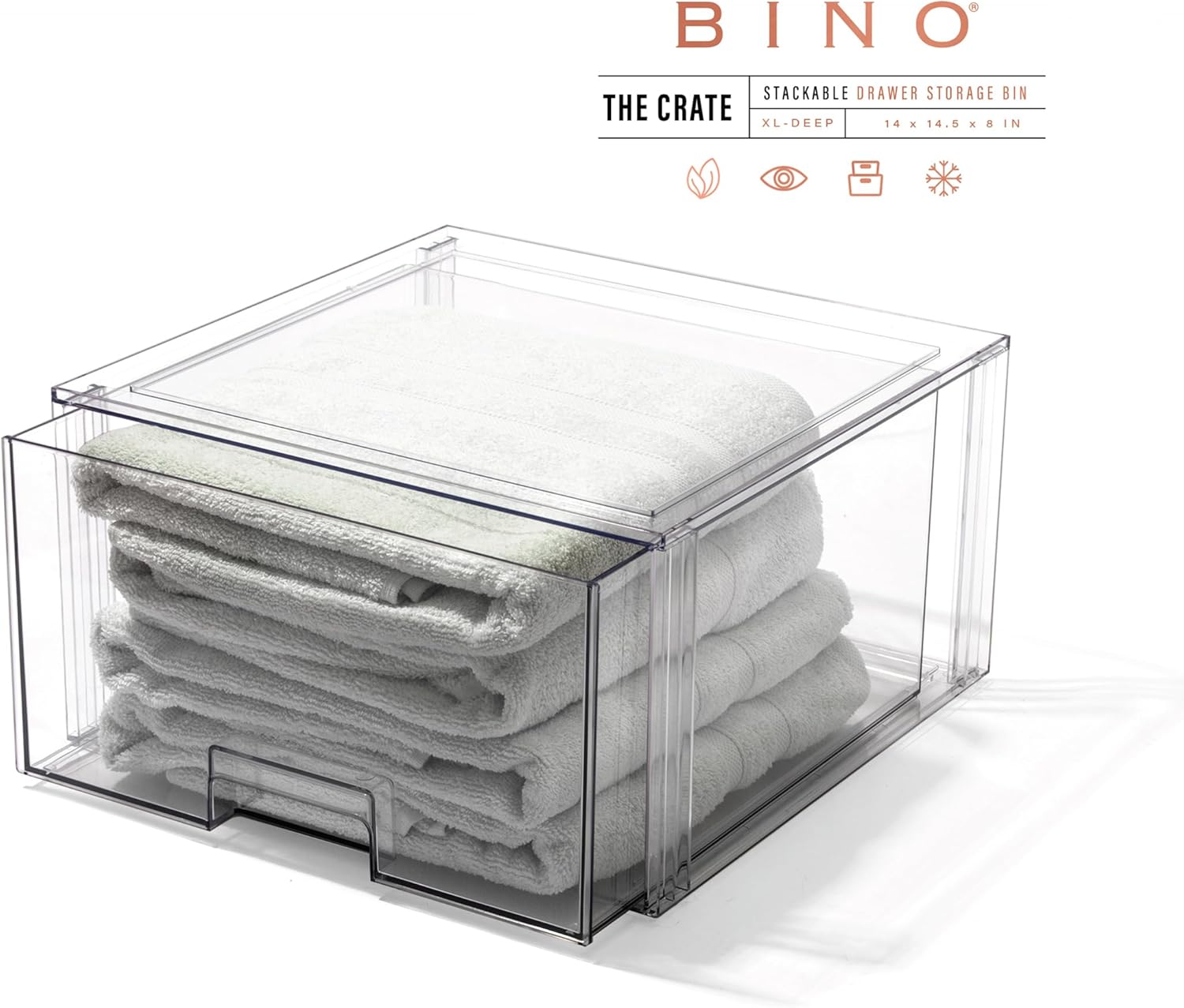 Stackable Clear Storage Drawer - Home Bathroom Images ulasan dan harga