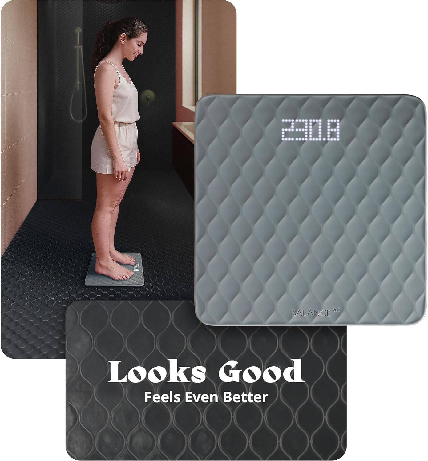 Bathroom Scale With Non-Slip S - Home Bathroom Scales ulasan dan harga