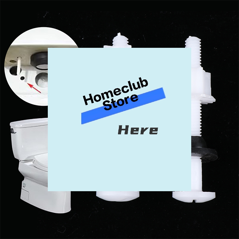2Pcs Plastic Toilet Seat Hinge - Home Bathroom Fittings ulasan dan harga