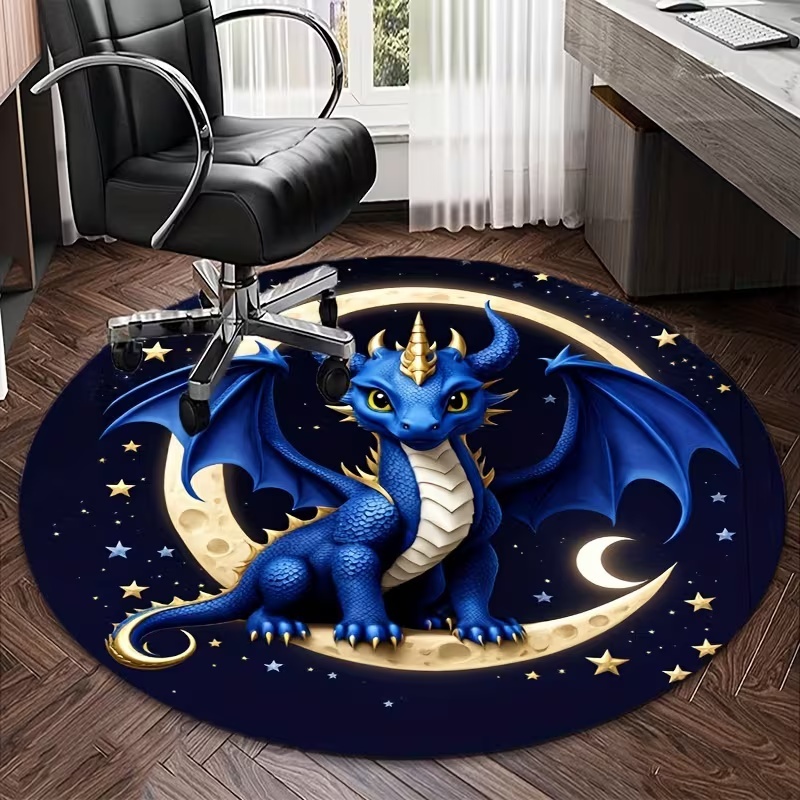 3D Dragon Rug Silver Gray Fant - Home Bathroom Scales ulasan dan harga