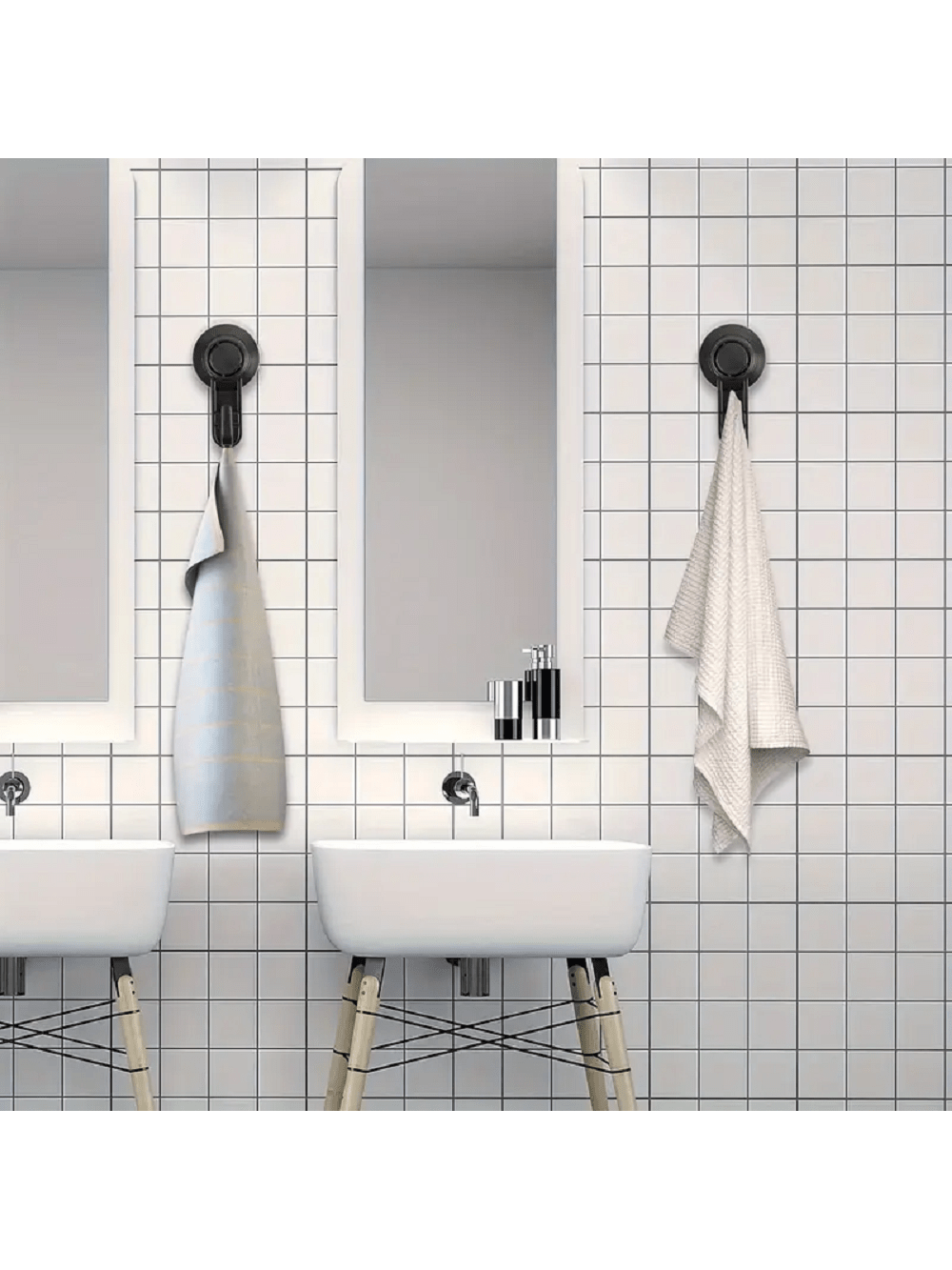 2Pcs Suction Cup Hooks Strong  - Robe Hook Adhesive ulasan dan harga