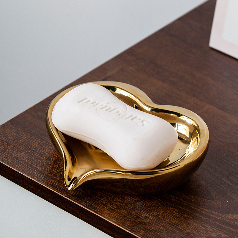 Ceramic Soap Dish Creative Hea - Home Center Bathroom Accessories ulasan dan harga
