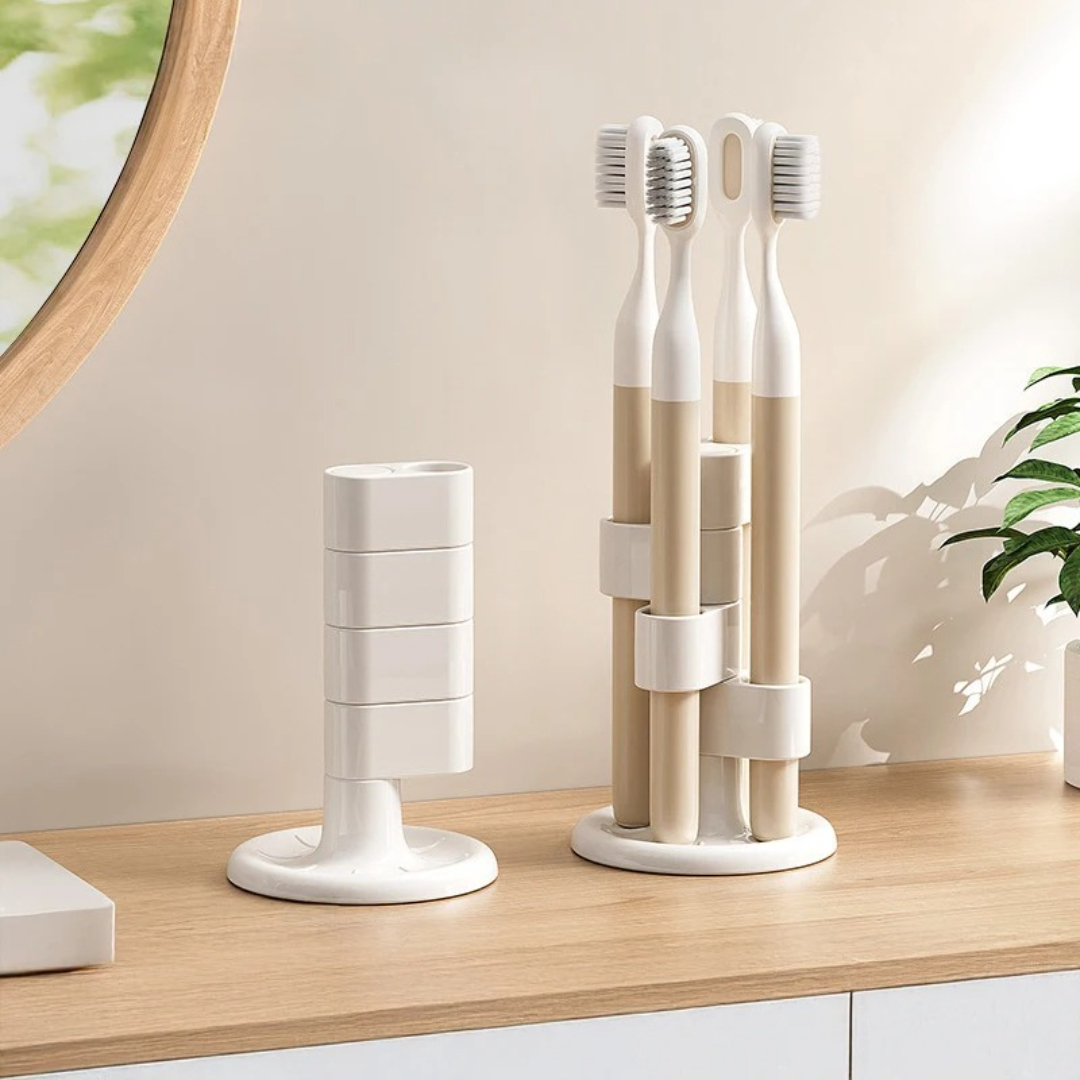 1pcs Rotating Toothbrush Holde - Home Bathroom Organizer ulasan dan harga