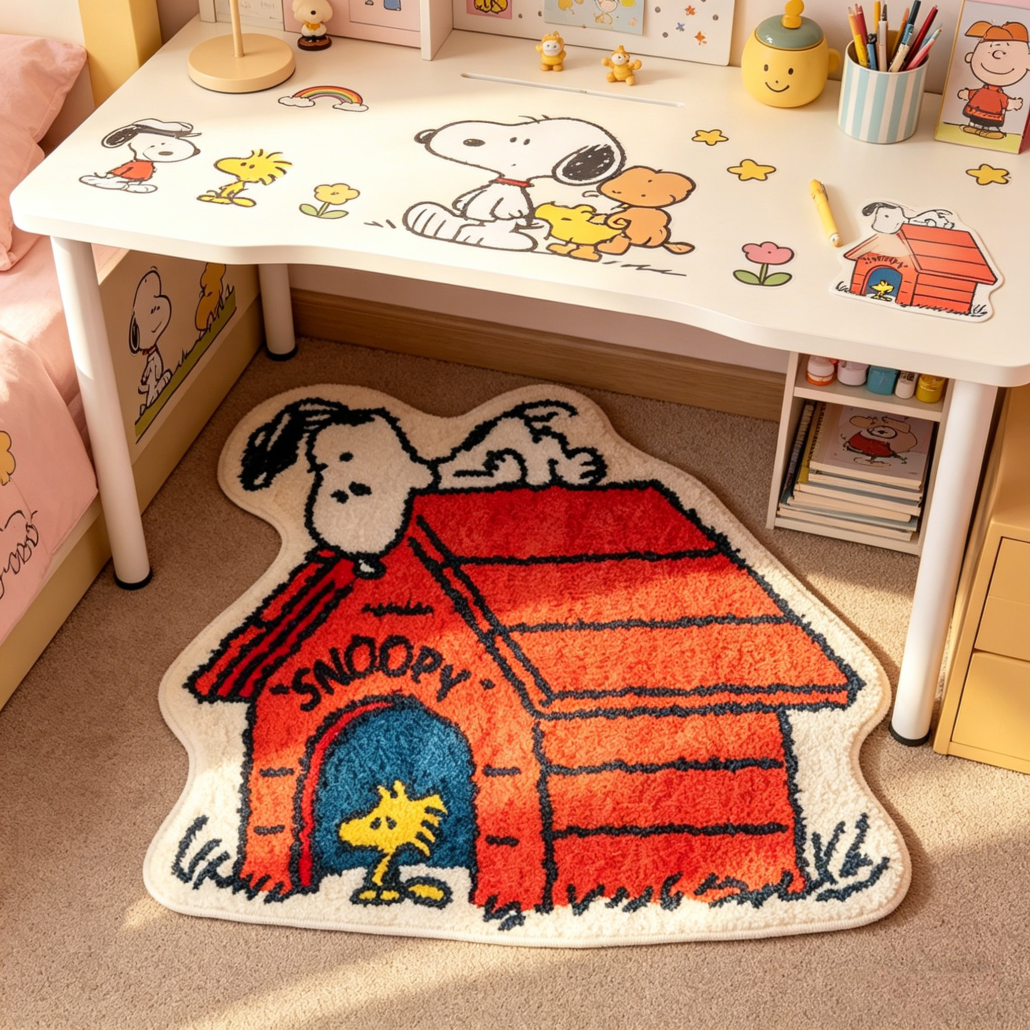 Cute Cartoon Snoopy House Shap - Home Center Bathroom Accessories ulasan dan harga