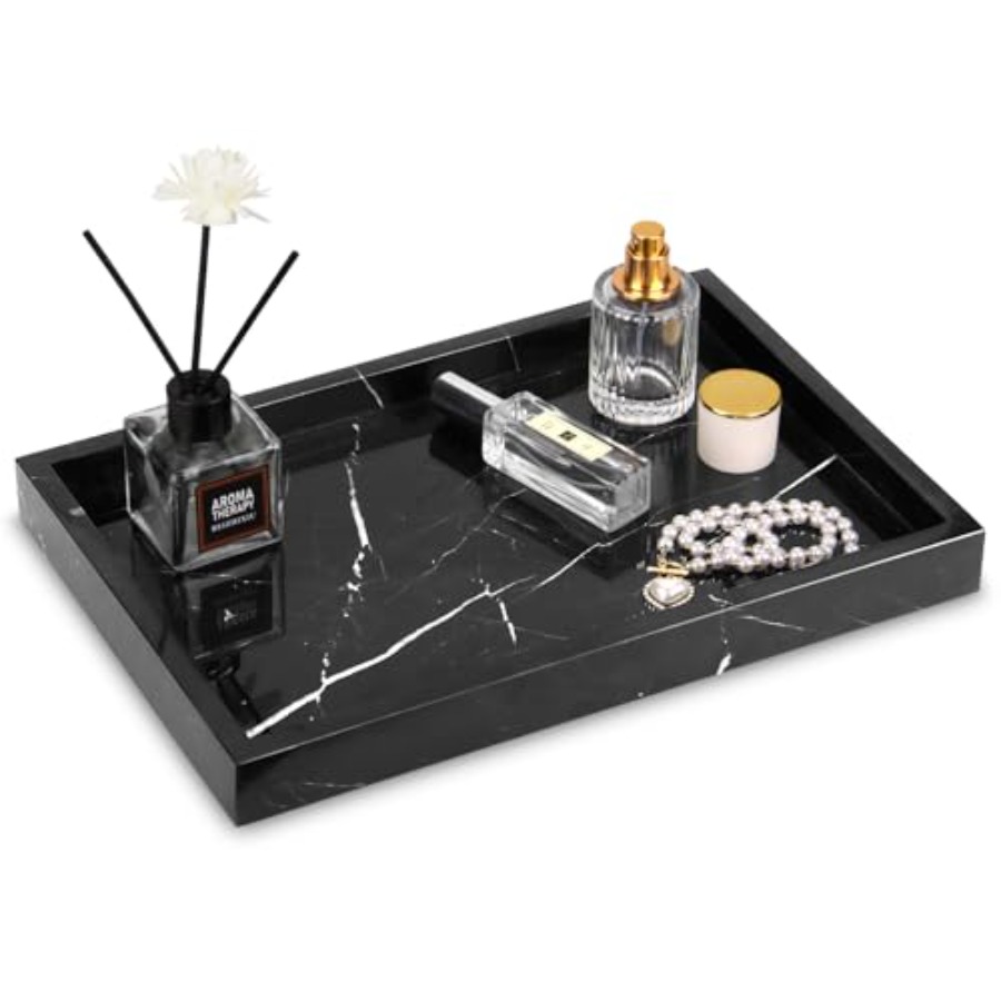 Marble Bathroom Vanity Tray, N - Home For Bathroom ulasan dan harga