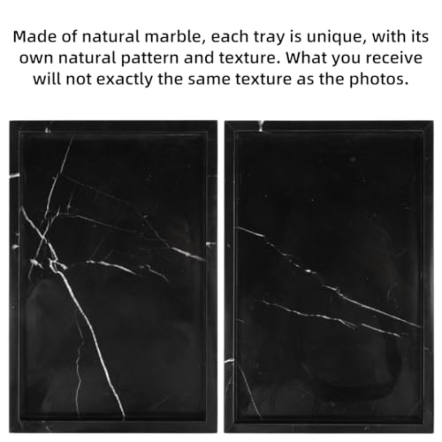 Marble Bathroom Vanity Tray, N - Home For Bathroom ulasan dan harga