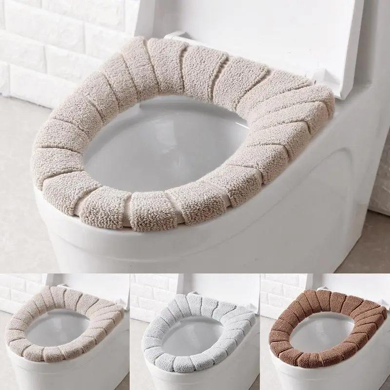 Toilet Seat Cover Warm Soft Ac - Home Center Bathroom Accessories ulasan dan harga
