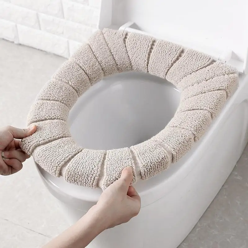 Toilet Seat Cover Warm Soft Ac - Home Center Bathroom Accessories ulasan dan harga