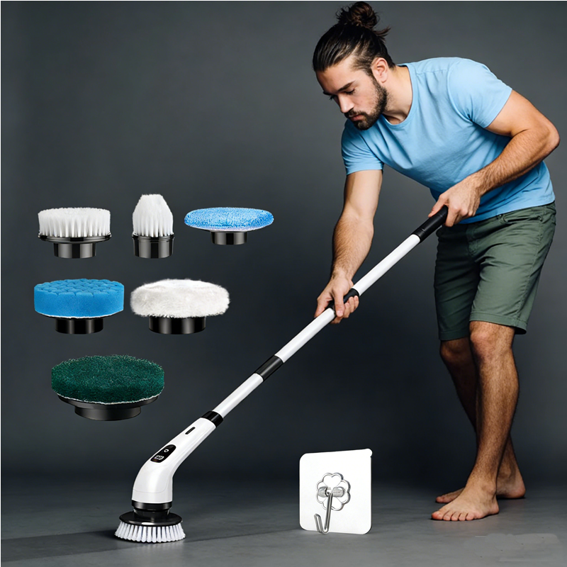 Cordless Household Spin Scrubb - Home Bathroom Products ulasan dan harga