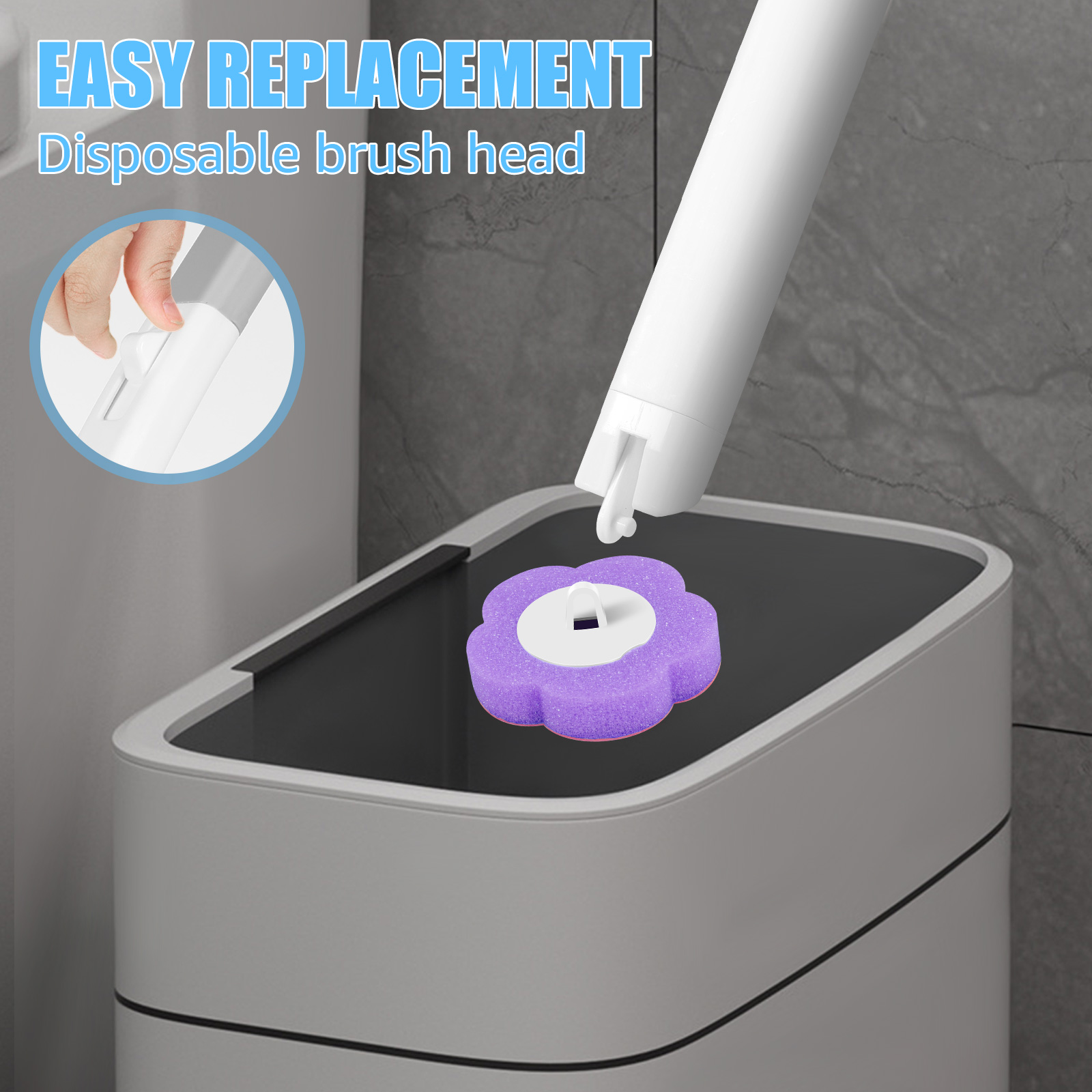 Toilet Brush Cleaning Kit with - Home Bathroom Cleaning Kit ulasan dan harga