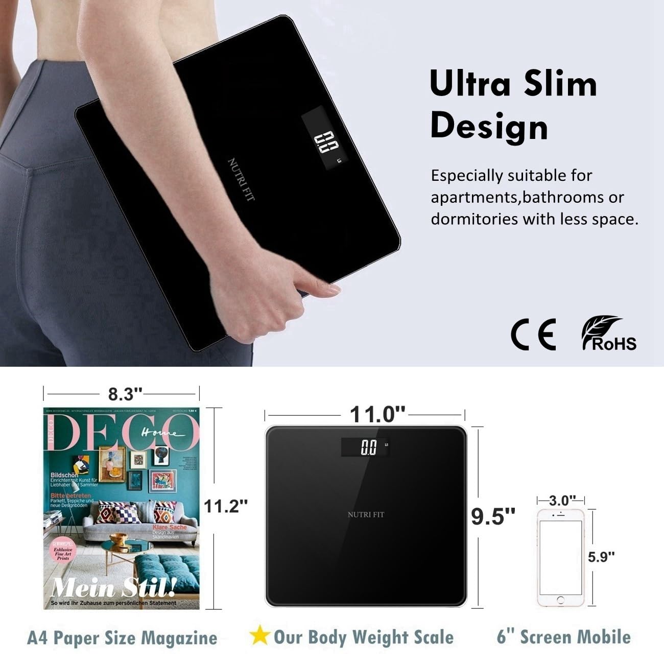 Digital Bathroom Scale for Bod - Home Bathroom Scales ulasan dan harga