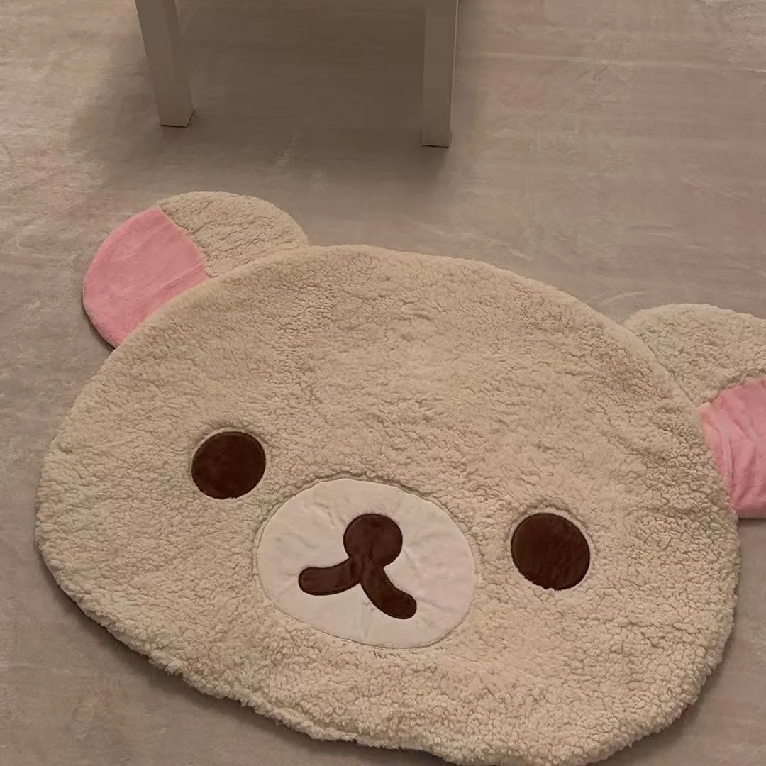 Cartoon Rilakkumas Plush Rug K - Home Bathroom Rugs ulasan dan harga