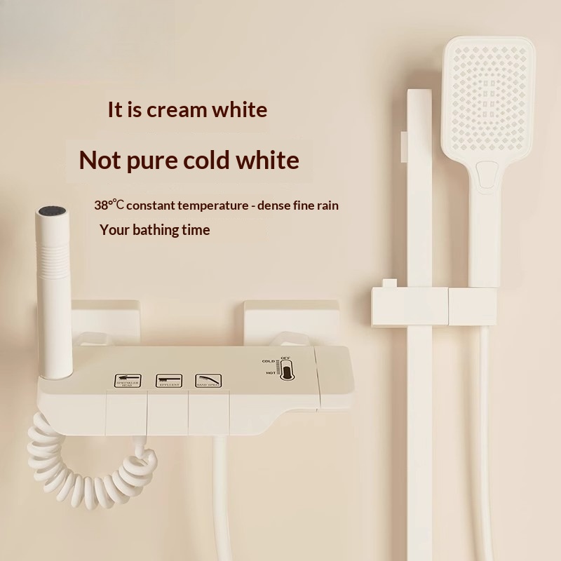 Creamy Easy Topless Shower Set - Home For Bathroom ulasan dan harga