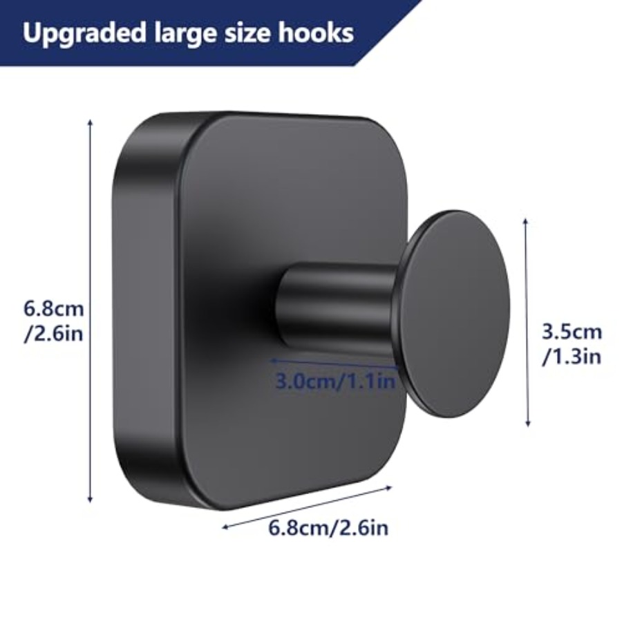 Adhesive Hooks for Shower, Hea - Robe Hook Adhesive ulasan dan harga