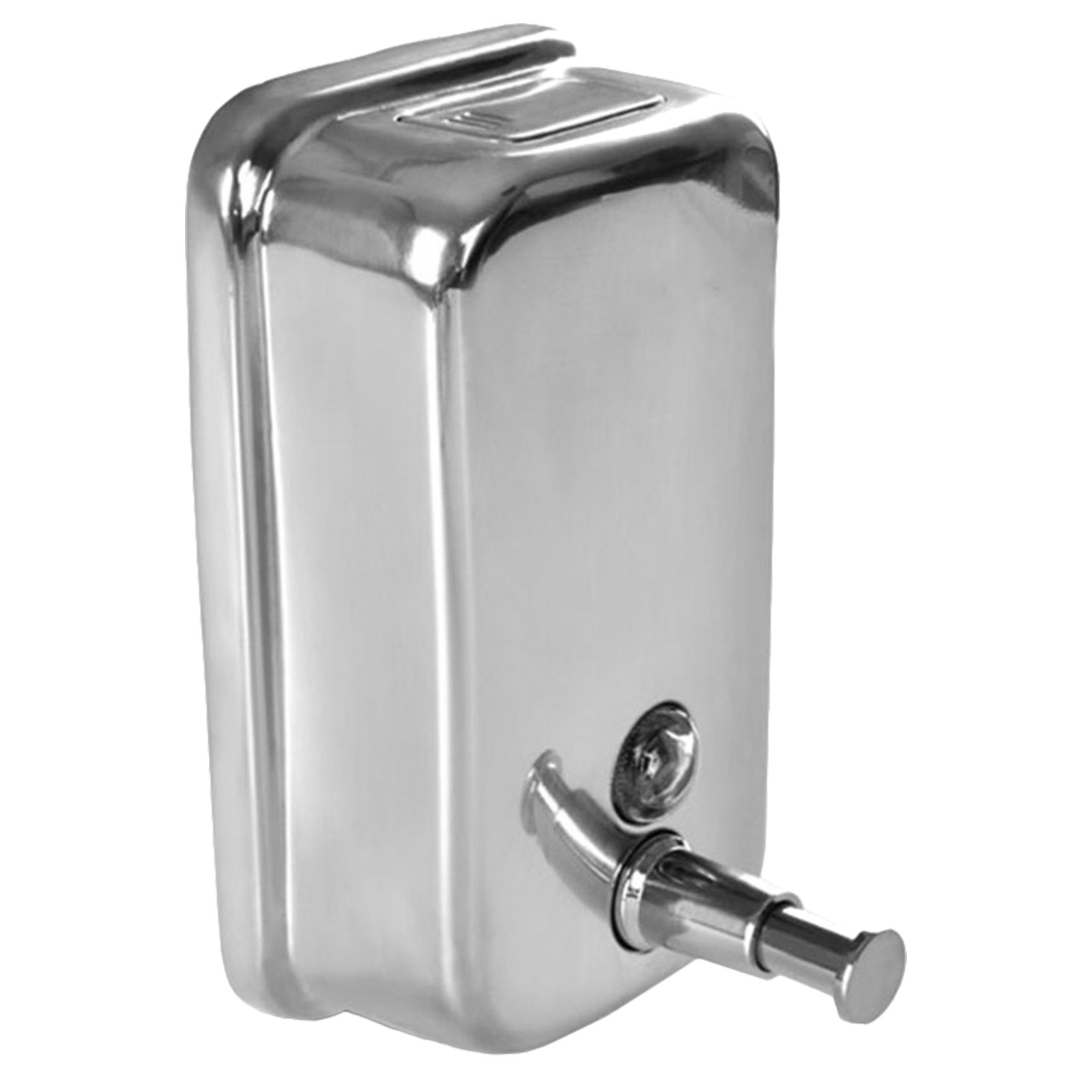 1Pcs Elegant Stainless Steel W - Home Bathroom Wall Soap Dispenser ulasan dan harga