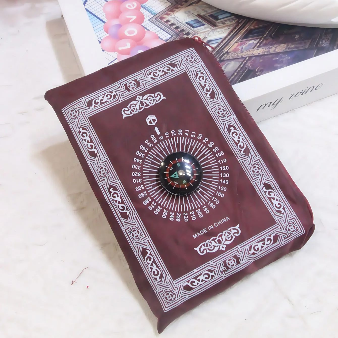 5pcs Portable Prayer Rug with  - Home Bathroom Rugs ulasan dan harga
