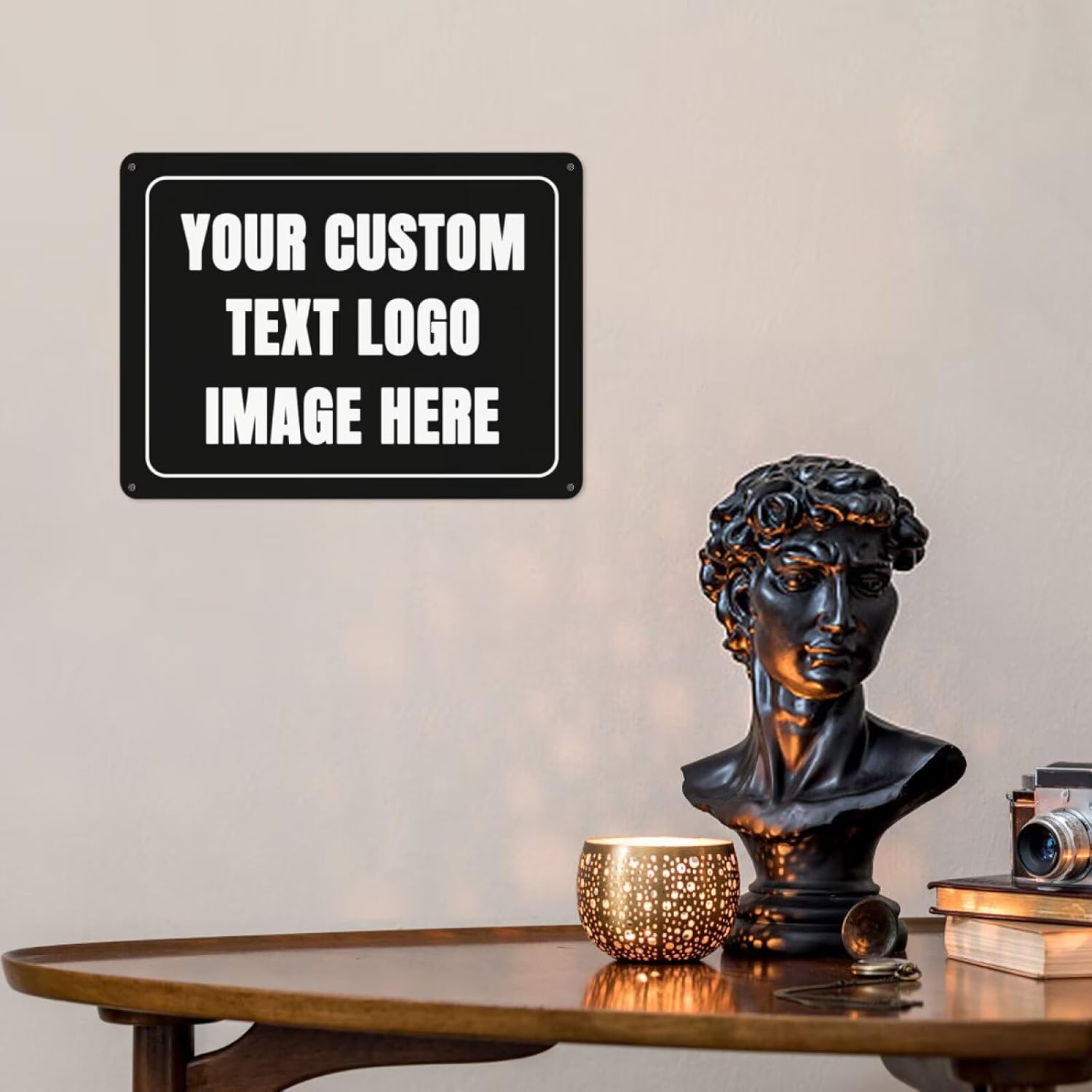 Custom Sign Personalized Metal - Home Design Bathroom ulasan dan harga