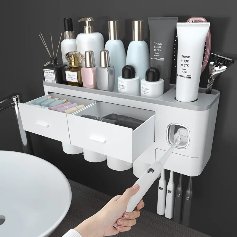 2-4 Cup Capacity Bathroom Toot - Home Essentials Bathroom Organizer ulasan dan harga