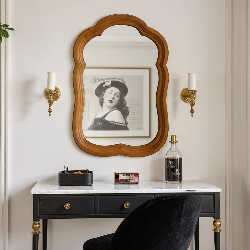Makeup Dressing Table Mirror L - Home Living Bathroom Vanity ulasan dan harga