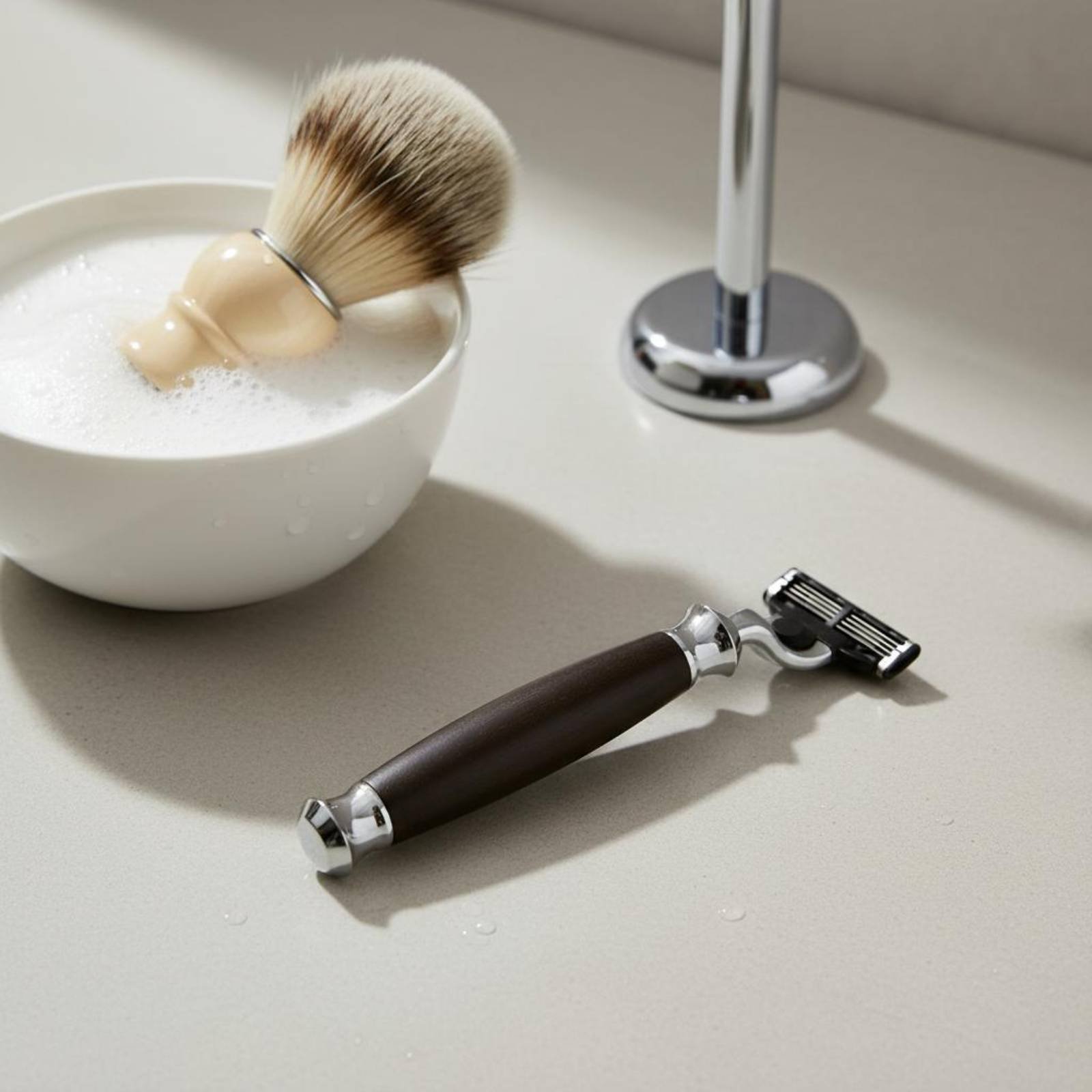 Badger Brush Shaving Set Easy  - Home Bathroom Cleaning Kit ulasan dan harga
