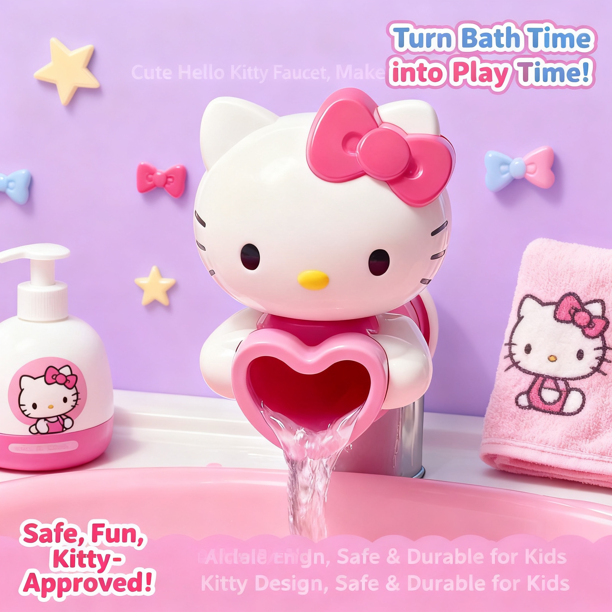 Hello Kitty Faucet Extender Sp - Home Goods Bathroom ulasan dan harga