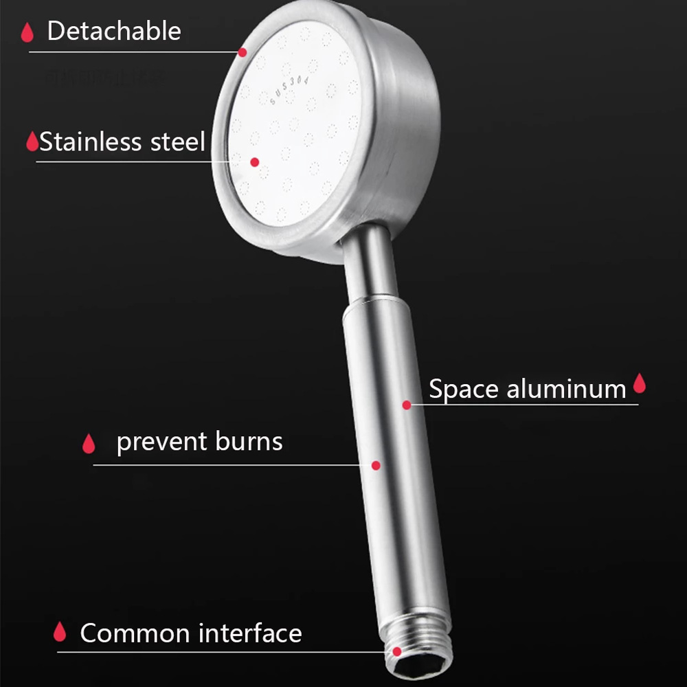304 Stainless Steel Shower Hea - Home Center Bathroom Accessories ulasan dan harga