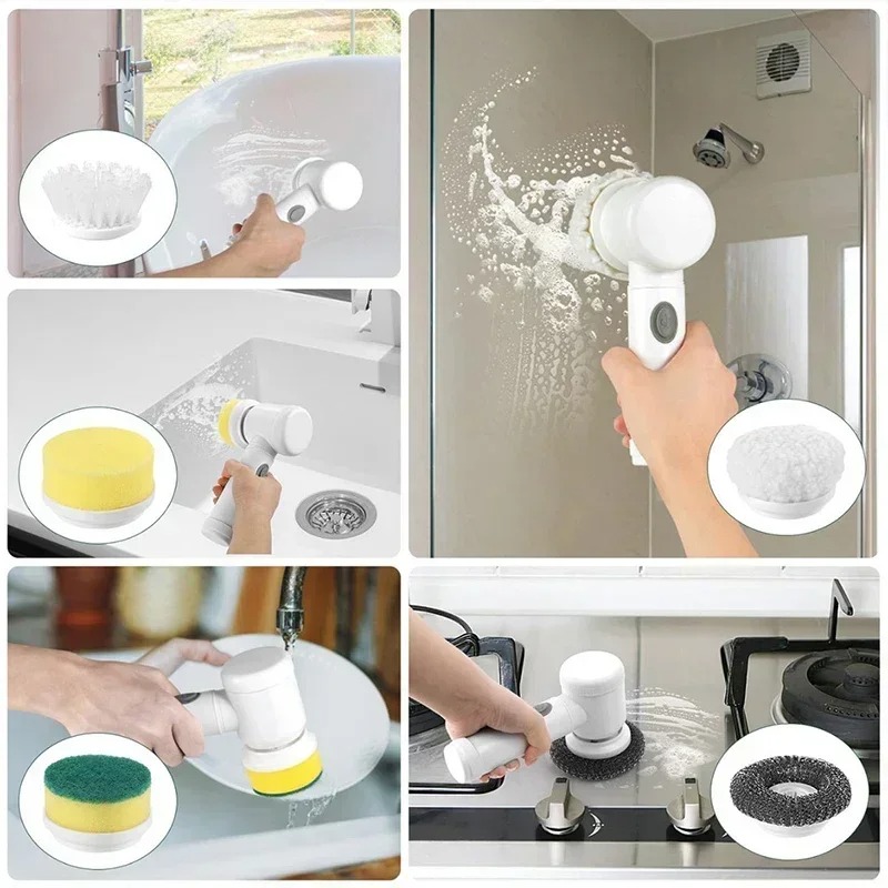 Electric Power Spin Scrubber 5 - Home Bathroom Products ulasan dan harga