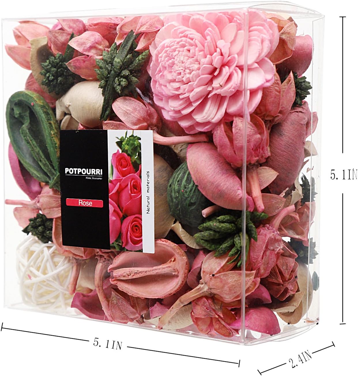 Rose Scented Potpourri Bowl Fi - Home Bathroom Products ulasan dan harga