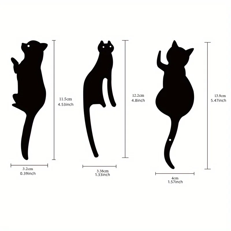 HelloYoung 3pcs/Set Cute Cat D - Robe Hook Adhesive ulasan dan harga
