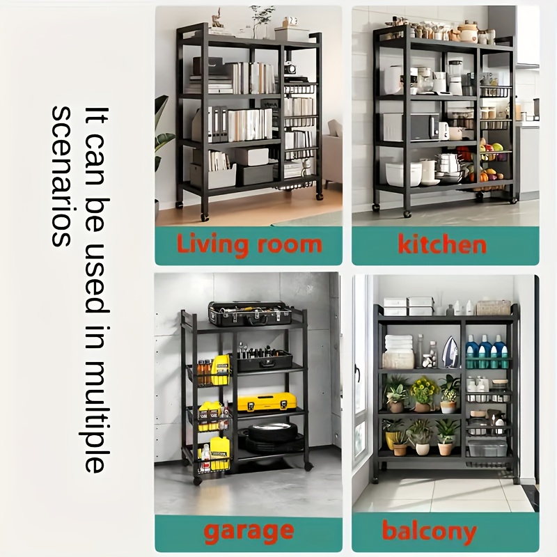 us1pc Movable Storage Rack, Ad - Home Bathroom Organizer ulasan dan harga