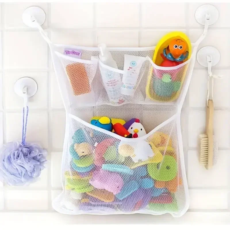 Toy Bag Net Bathroom Organizer - Home Bathroom Organizer ulasan dan harga