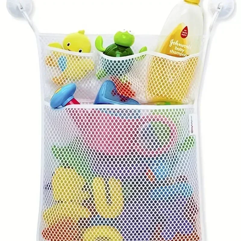 Toy Bag Net Bathroom Organizer - Home Bathroom Organizer ulasan dan harga