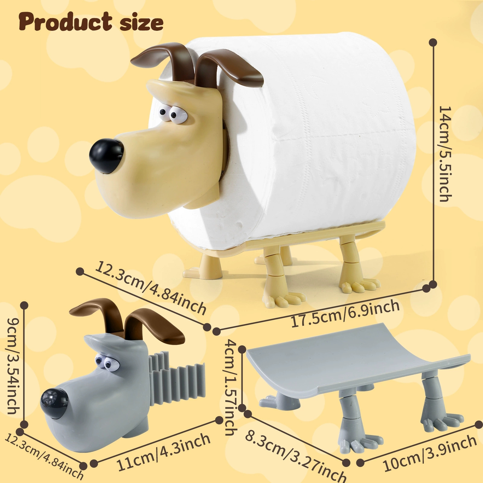 Fun Dog Toilet Paper Holder Ho - Home Center Bathroom Accessories ulasan dan harga