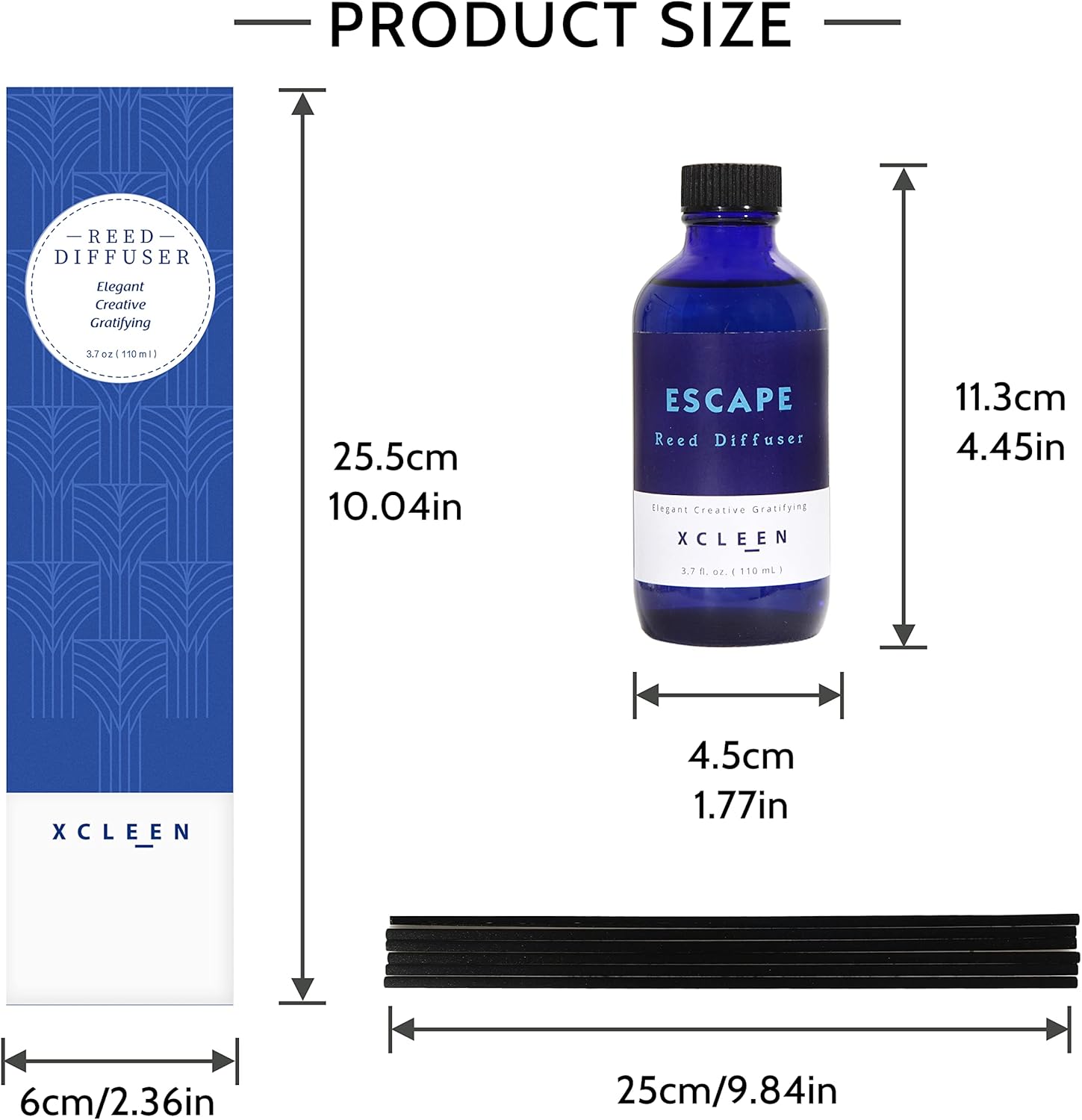 Reed Diffuser Set 3.7oz, Home  - Home Bathroom Products ulasan dan harga
