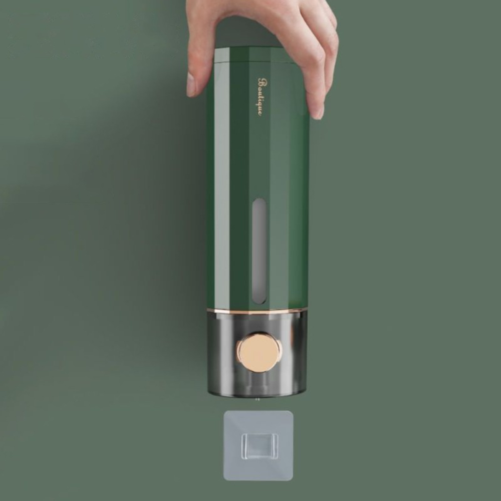 No-Drilling Wall Mount Soap Di - Home Bathroom Wall Soap Dispenser ulasan dan harga