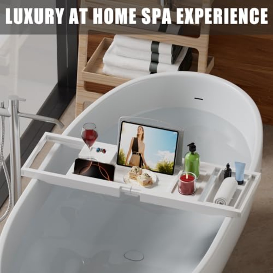 Foldable Bathtub Caddy Tray fo - Home Bathroom Tub ulasan dan harga